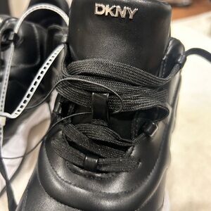 DKNY Women’s Black and White Sneakers